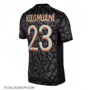 Paris Saint-Germain Randal Kolo Muani #23 Terza Maglia 2023-24 Manica Corta